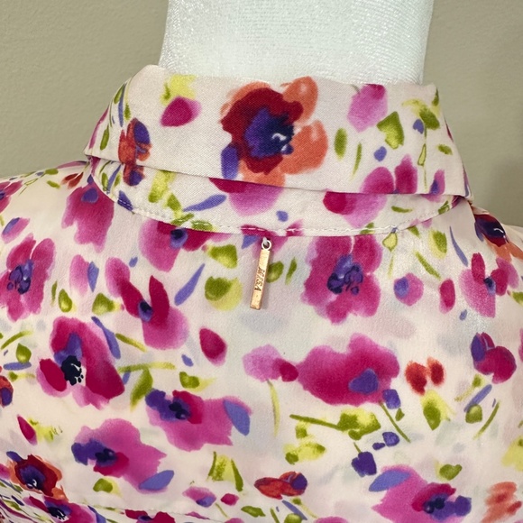 MISA Los Angeles | floral ruffle peasant blouse SMALL - Picture 5 of 14
